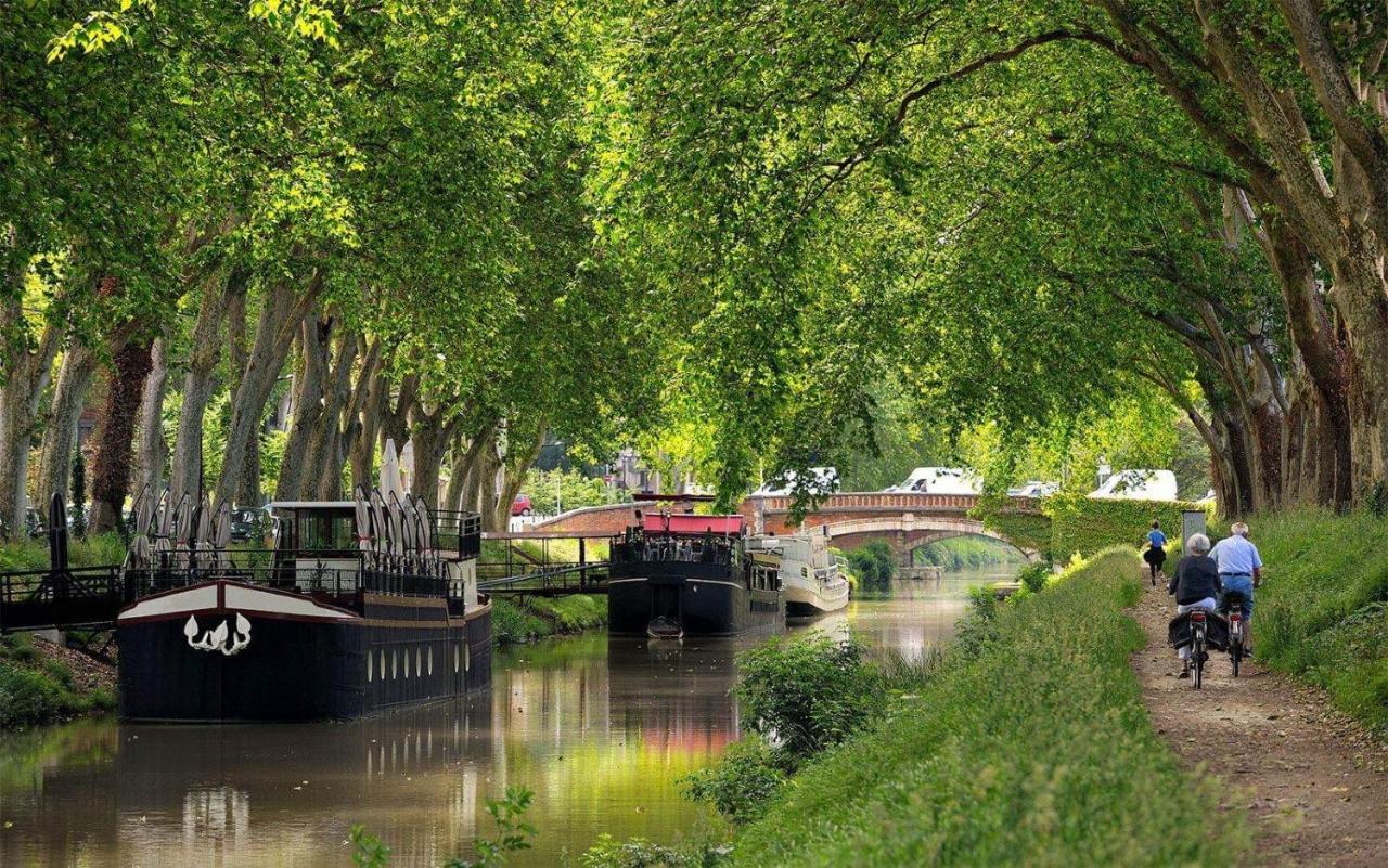 Evasion Depaysante Canal Du Midi* Jardin &Terrasse Кастельнодари Экстерьер фото
